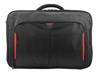 Targus Classic+ Clamshell - Funda de transporte para portátil - 17" - 18" - negro, rojo CN418EU