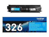 Brother TN326C - Cián - original - cartucho de tóner - para Brother DCP-L8400, DCP-L8450, HL-L8250, HL-L8350, MFC-L8650, MFC-L8850 TN326C