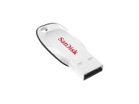 SanDisk Cruzer Blade - Unidad flash USB - 16 GB - USB 2.0 - blanco SDCZ50C-016G-B35W