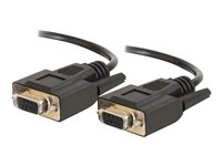 C2G - Cable serie - DB-9 (H) a DB-9 (H) - 3 m - moldeado, tornillos de mariposa - negro 81364