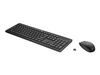 HP 235 - Juego de teclado y ratón - inalámbrico - español - para ProBook 650 G8; ZBook Power G9, Studio G9; ZBook Firefly 14 G9, 16 G9; ZBook Fury 16 G9 1Y4D0AA#ABE