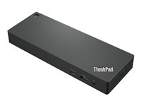 Lenovo ThinkPad Universal Thunderbolt 4 Dock - Estación de conexión - Thunderbolt 4 - HDMI, 2 x DP - GigE - 135 vatios - Europa - para ThinkBook 13x G2 IAP; ThinkPad E14 Gen 4; L13 Yoga Gen 3; T14s Gen 3; X13 Yoga Gen 3 40B00135EU