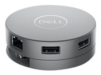 Dell Mobile Adapter DA310 - Estación de conexión - USB-C - VGA, HDMI, DP, USB-C - GigE - para Latitude 3310, 3310 2-in-1, 5320 2-in-1, 5520, 7210 2-in-1, 7310, 7320 2-in-1, 7410, 7420 2-in-1, 7520, 9410 2-in-1, 9510; Precision Mobile Workstation 3560, 7550, 7750; XPS 13 9310 DELL-DA310