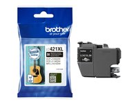 Brother LC421XLBK - Alto rendimiento - negro - original - cartucho de tinta - para Brother DCP-J1140DW, MFC-J1010DW, MFC-J1012DW LC421XLBK