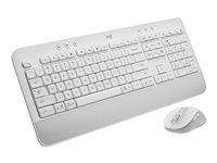 Logitech Signature MK650 for Business - Juego de teclado y ratón - inalámbrico - 2.4 GHz, Bluetooth LE - QWERTY - húngaro - blanco hueso 920-011036