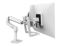 Ergotron LX - Componente para montaje (asa) - directo doble - blanco - montable en brazo 98-037-062