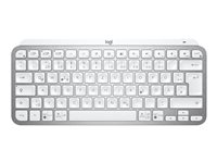 Logitech MX Keys Mini - Teclado - retroiluminación - Bluetooth - AZERTY - francés - gris pálido 920-010483