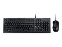 ASUS U2000 - Juego de teclado y ratón - USB - Español - negro 90-XB1000KM00040-