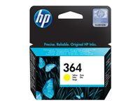 HP 364 - Amarillo - original - cartucho de tinta - para Deskjet 35XX; Photosmart 55XX, 55XX B111, 65XX, 65XX B211, 7510 C311, B110, Wireless B110 CB320EE#ABE