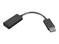 Lenovo - Adaptador de vídeo - DisplayPort macho a HDMI hembra - 22.5 cm - negro - compatibilidad con 4K - para IdeaCentre 3 07; 5 14; ThinkCentre M70a Gen 2; M70q Gen 2; M70s Gen 3; M90; V50t Gen 2-13 4X90R61023