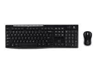 Logitech MK270 Wireless Combo - Juego de teclado y ratón - inalámbrico - 2.4 GHz - checo 920-004527