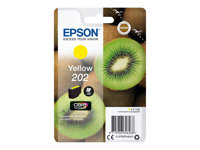 Epson 202 - 4.1 ml - amarillo - original - cartucho de tinta - para Expression Premium XP-6000, XP-6005, XP-6100, XP-6105 C13T02F44010