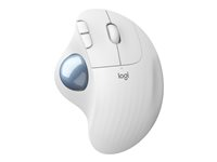 Logitech ERGO M575 for Business - Bola de seguimiento - diestro - óptico - 5 botones - inalámbrico - Bluetooth - receptor de USB Logitech Logi Bolt - blanco hueso 910-006438