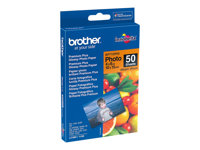 Brother BP - Brillante - 100 x 150 mm 50 hoja(s) papel fotográfico brillante - para Brother DCP-J1200, J772, J774, MFC-J1300, J2340, J3540, J3940, J4335, J4340, J890, J895 BP71GP50