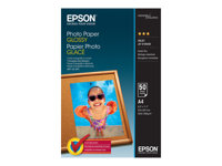 Epson - Brillante - A4 (210 x 297 mm) - 200 g/m² - 50 hoja(s) papel fotográfico brillante - para EcoTank ET-2750, 4750; SureColor P706; WorkForce WF-7845; WorkForce Pro WF-3725, C5790 C13S042539