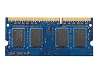 HP - DDR3 - módulo - 2 GB - SO DIMM de 204 contactos - 1600 MHz / PC3-12800 - sin búfer - no ECC - para EliteOne 705 G2, 800 G1; ProDesk 400 G1; ProOne 600 G1; RP3 Retail System B4U38AA