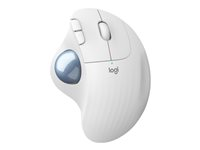 Logitech ERGO M575 - Bola de seguimiento - óptico - 5 botones - inalámbrico - 2.4 GHz, Bluetooth 5.0 LE - receptor inalámbrico USB - blanco apagado 910-005870