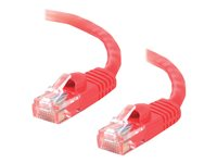 C2G Cat6 Booted Unshielded (UTP) Crossover Patch Cable - Cable cruzado - RJ-45 (M) a RJ-45 (M) - 5 m - UTP - CAT 6 - moldeado, sin enganches, trenzado - rojo 83561