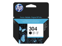 HP 304 - Negro - original - cartucho de tinta - para AMP 130; Deskjet 26XX, 37XX; Envy 50XX N9K06AE#UUS