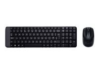 Logitech Wireless Combo MK220 - Juego de teclado y ratón - inalámbrico - 2.4 GHz - Griego 920-003157