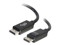 C2G 25ft 8K DisplayPort Cable with Latches - M/M - Cable DisplayPort - DisplayPort (M) a DisplayPort (M) - 7.62 m - trabado - negro 54404