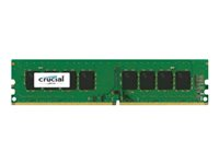 Crucial - DDR4 - módulo - 16 GB - DIMM de 288 contactos - 2400 MHz / PC4-19200 - CL17 - 1.2 V - sin búfer - no ECC CT16G4DFD824A