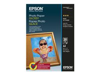 Epson - Brillante - A4 (210 x 297 mm) - 200 g/m² - 20 hoja(s) papel fotográfico brillante - para EcoTank ET-2850, 2851, 2856, 4850; EcoTank Photo ET-8500; WorkForce Pro WF-C5790 C13S042538