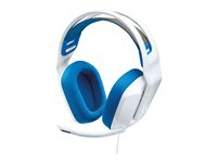 Logitech G G335 Wired Gaming Headset - Auricular - tamaño completo - cableado - conector de 3,5 mm - blanco - certificado Discord 981-001018