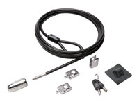 Kensington Desktop and Peripherals Standard Keyed Locking Kit 2.0 - Bloqueo de cable de seguridad - 2.4 m K64424WW