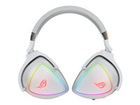 ASUS ROG Delta - White Edition - auricular - tamaño completo - cableado - USB, USB-C - blanco - para ROG Strix G15; G17; ROG Zephyrus G14; M15; S15; S17; TUF Gaming F17; FX505; TUF505 90YH02HW-B2UA00