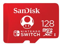 SanDisk - Tarjeta de memoria flash - 128 GB - UHS-I U3 - microSDXC UHS-I - para Nintendo Switch SDSQXAO-128G-GNCZN