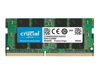 Crucial - DDR4 - módulo - 16 GB - SO-DIMM de 260 contactos - 3200 MHz / PC4-25600 - CL22 - 1.2 V - sin búfer - no ECC CT16G4SFRA32A