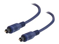 C2G Velocity - Cable para audio digital (fibra óptica) - TOSLINK macho a TOSLINK macho - 2 m - fibra óptica 80324