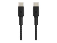 Belkin BOOST CHARGE - Cable USB - USB-C (M) a USB-C (M) - 1 m - negro CAB004BT1MBK