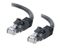 C2G Cat6 Booted Unshielded (UTP) Crossover Patch Cable - Cable cruzado - RJ-45 (M) a RJ-45 (M) - 3 m - UTP - CAT 6 - moldeado, sin enganches, trenzado - negro 83543