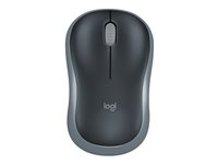 Logitech M185 - Ratón - óptico - inalámbrico - 2.4 GHz - receptor inalámbrico USB - gris 910-002235