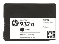 HP 932XL - Alto rendimiento - negro - original - cartucho de tinta - para Officejet 6100, 6600 H711a, 6700, 7110, 7510, 7610, 7612 CN053AE#BGY