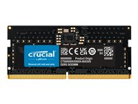 Crucial - DDR5 - módulo - 8 GB - SO DIMM de 262 contactos - 4800 MHz / PC5-38400 - CL40 - 1.1 V - sin búfer - no ECC CT8G48C40S5