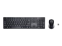 Kensington Pro Fit Low-Profile Desktop Set - Juego de teclado y ratón - inalámbrico - 2.4 GHz - Reino Unido K75230UK