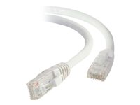C2G - Cable de interconexión - RJ-45 (M) a RJ-45 (M) - 3 m - UTP - CAT 6a - atornillado, sin enganches - blanco 82529
