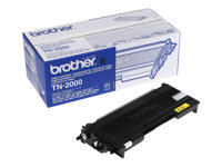 Brother TN2000 - Negro - original - cartucho de tóner - para Brother DCP-7010, DCP-7010L, DCP-7025, MFC-7225n, MFC-7420, MFC-7820N; FAX-2820, 2825 TN2000
