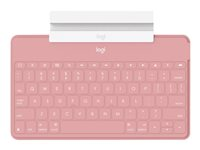 Logitech Keys-To-Go - Teclado - Bluetooth - QWERTY - Pan Nordic - rosa colorado - para Apple iPad/iPhone/TV 920-010051