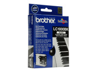 Brother LC1000BK - Negro - original - cartucho de tinta - para Brother DCP-350, 353, 357, 560, 750, 770, MFC-3360, 465, 5460, 5860, 660, 680, 845, 885 LC1000BK