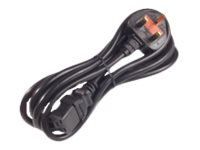 APC - Cable de alimentación - IEC 60320 C19 a BS 1363A (M) - 2.44 m - negro - para P/N: SMT2200I-AR, SMT2200R2I-AR, SMT3000I-AR, SMT3000R2I-AR, SMX3000HVTUS, SRT10RMXLIX806 AP9895