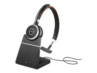 Jabra Evolve 65 SE UC Mono - Auricular - en oreja - Bluetooth - inalámbrico - USB - con base de carga - optimizado para UC 6593-833-499