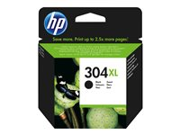 HP 304XL - Alto rendimiento - negro - original - cartucho de tinta - para AMP 130; Deskjet 26XX, 37XX; Envy 50XX N9K08AE#ABE