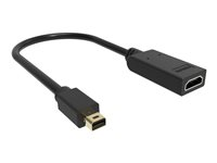 VISION - Adaptador de vídeo - Mini DisplayPort macho a HDMI hembra - negro - compatibilidad con 4K TC-MDPHDMI/BL