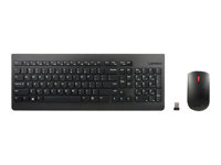 Lenovo Essential Wireless Combo - Juego de teclado y ratón - inalámbrico - 2.4 GHz - español - para ThinkCentre M700; M715; M900; ThinkPad E47X; E56X; E57X; L460; P40 Yoga; P50; T460; T560 4X30M39490