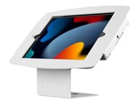 Compulocks Space iPad Mini 8.3" Security Kiosk - 45° - White - Kit de montaje (base de soporte, caja) - ángulo de visión de 45° - para PC Tablet - fijo - bloqueable - aluminio de alta calidad - blanco - tamaño de pantalla: 8.3" - se puede instalar en la pared, parte superior del contador - para Apple iPad mini (6ª generación) 101W830IPMSW