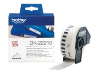 Brother DK-22210 - Negro sobre blanco - Rodillo (2,9 cm x 30,5 m) etiquetas - para Brother QL-1050, 1060, 500, 550, 560, 570, 580, 600, 650, 700, 710, 720, 820 DK22210